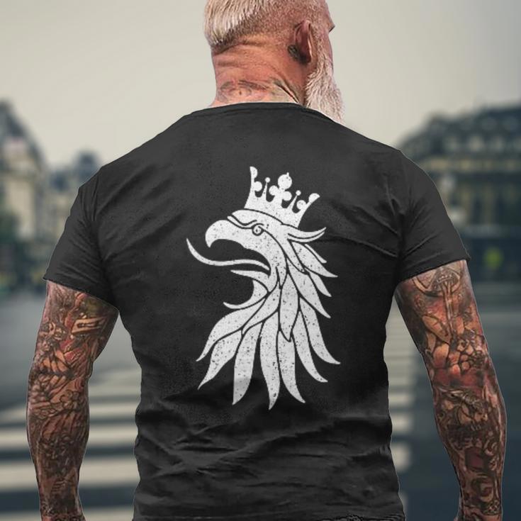 Sweden Flag Griffin Crest T-Shirt mit Rückendruck Geschenke für alte Männer