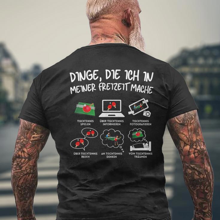 Table Tennis Player Saying T-Shirt mit Rückendruck Geschenke für alte Männer