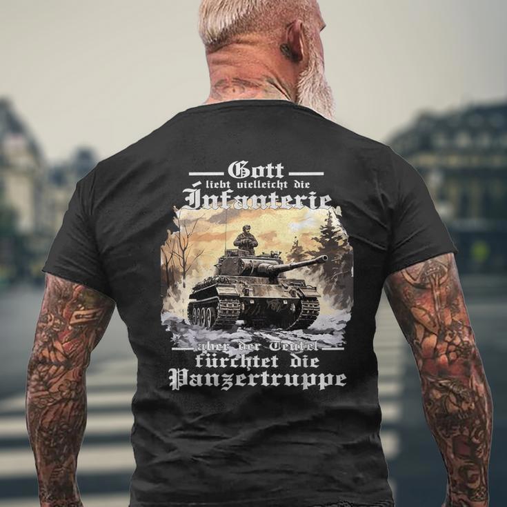 Tank Driver Soldiers2Nd Wk Army Tank Troop Soldiers T-Shirt mit Rückendruck Geschenke für alte Männer