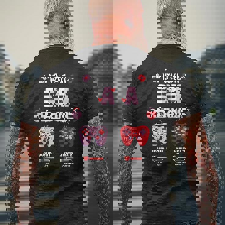 Tata Gamer En Cours Future Tata 2025 Annonce Tatie 2025 T-shirt imprimé au dos Cadeaux pour les vieillards