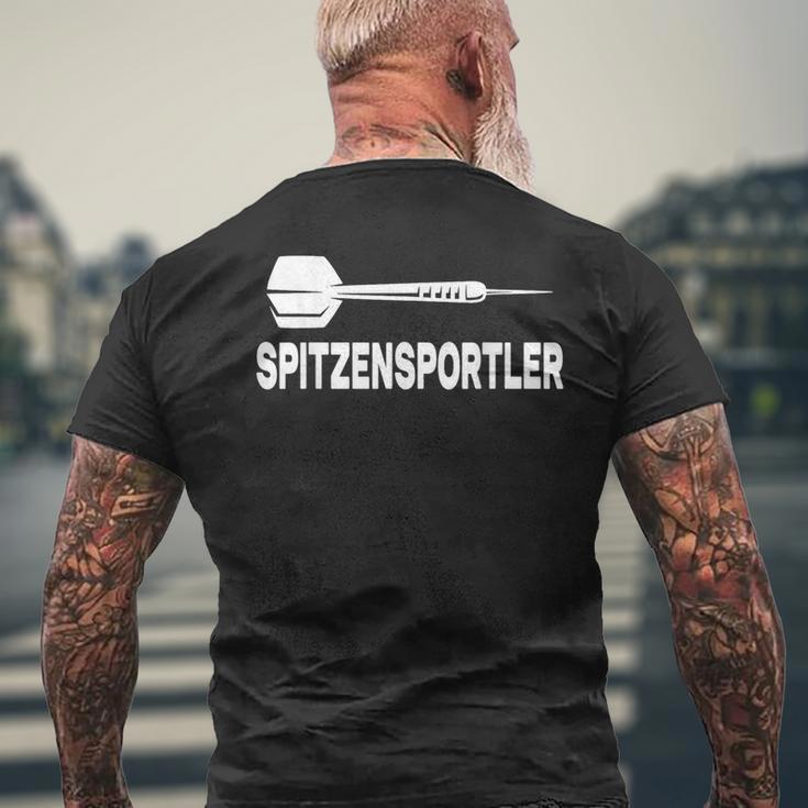 Top Athletes Dart Player Dart T-Shirt mit Rückendruck Geschenke für alte Männer