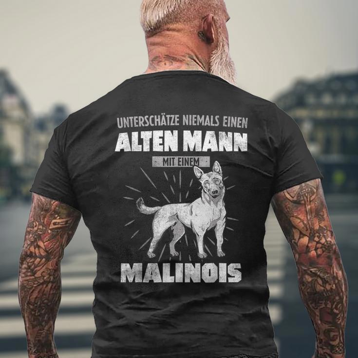 Underschätze Niemal Eine Olten Mann Malinois Mechelaar T-Shirt mit Rückendruck Geschenke für alte Männer