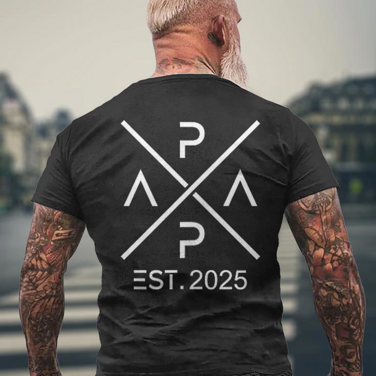 Vater 2025 Papa Ist 2025 T-Shirt mit Rückendruck Geschenke für alte Männer