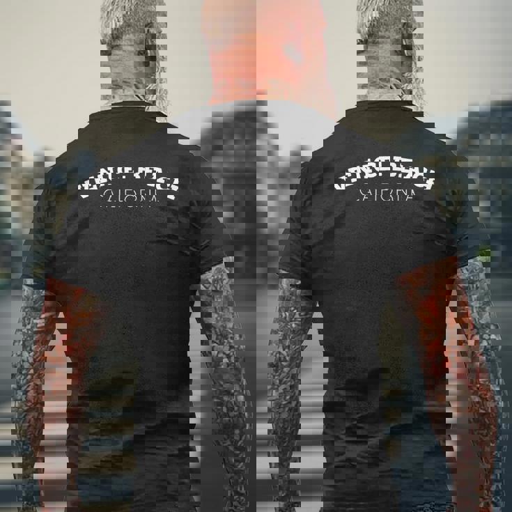Venice Beach California Los Angeles Street Landmarkintage T-shirt imprimé au dos Cadeaux pour les vieillards