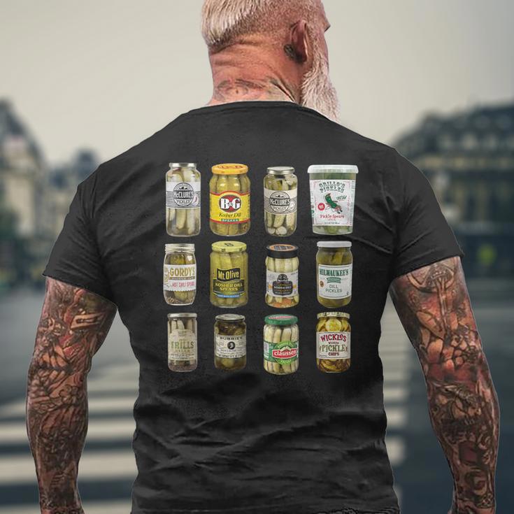 Vintage Canned Pickles Lover Trendy Clothing T-Shirt mit Rückendruck Geschenke für alte Männer