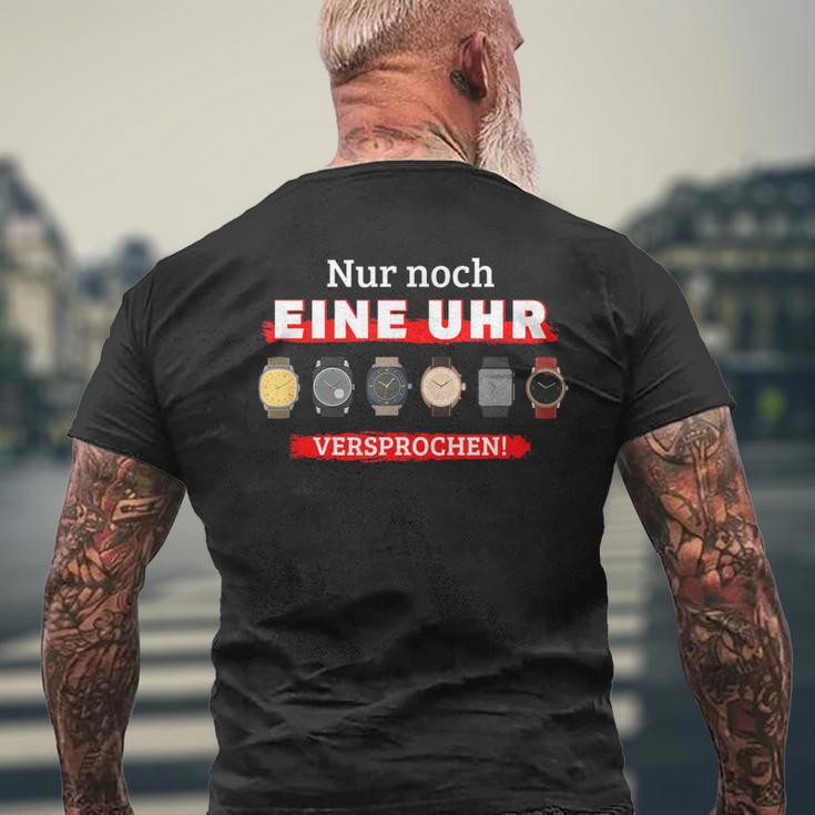 Watch Lovers Watch Collector Watch Luxury Watches T-Shirt mit Rückendruck Geschenke für alte Männer