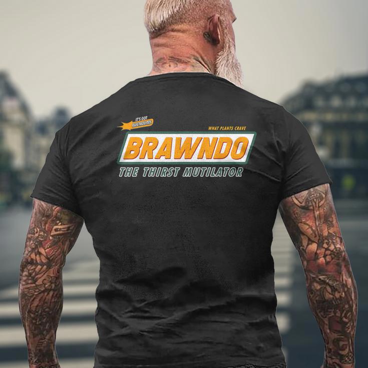 Welche Pflanzhnen Für Brawndo T-Shirt mit Rückendruck Geschenke für alte Männer