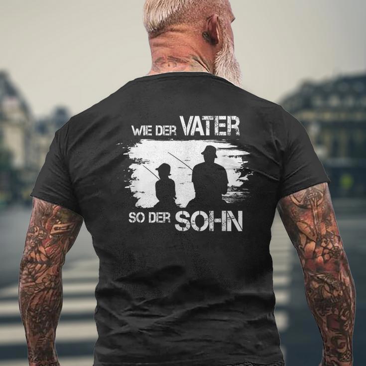 Wie Der Fater So Der Son T-Shirt mit Rückendruck Geschenke für alte Männer