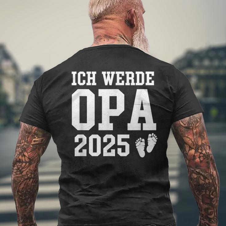 I Will Grandpa 2025 Baby Announcement Grandpa 2025 T-Shirt mit Rückendruck Geschenke für alte Männer