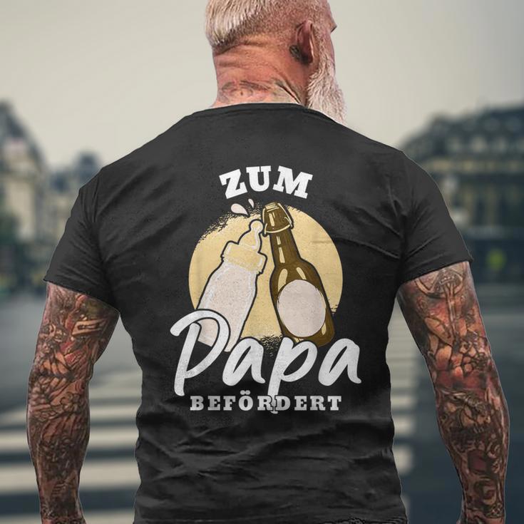 Zum Papa Beförders 2024 Bald Papa 2024 T-Shirt mit Rückendruck Geschenke für alte Männer