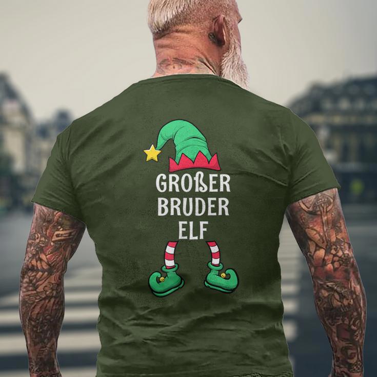 Big Brother Elf Partner Look Family Outfit Christmas T-Shirt mit Rückendruck Geschenke für alte Männer