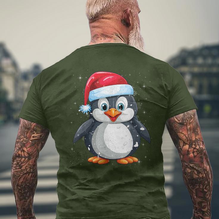 Children's Christmas Cute Penguin Christmas Xmas T-Shirt mit Rückendruck Geschenke für alte Männer