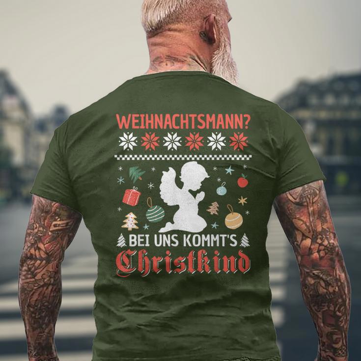 Christkind Santa Claus Christmas T-Shirt mit Rückendruck Geschenke für alte Männer