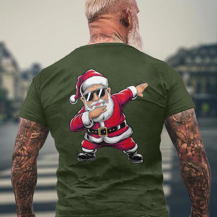 Christmas Boys Children Dabbing Santa T-Shirt mit Rückendruck Geschenke für alte Männer