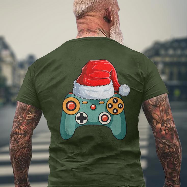 Christmas For Boys Children Toddler Gaming Santa T-Shirt mit Rückendruck Geschenke für alte Männer