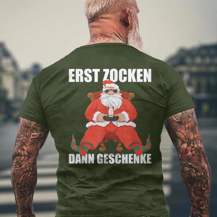 Christmas And Gaming T-Shirt mit Rückendruck Geschenke für alte Männer