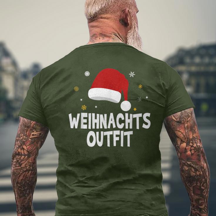 Christmas Outfit Santa Hat Christmas T-Shirt mit Rückendruck Geschenke für alte Männer