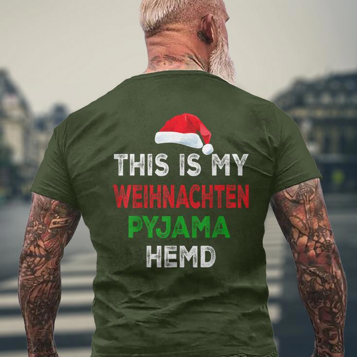 This Is My Christmas Pyjama T-Shirt mit Rückendruck Geschenke für alte Männer