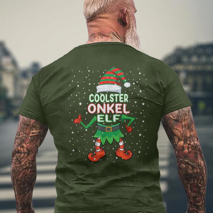 Coolster Uncle Elf Partner Look Family Outfit Christmas T-Shirt mit Rückendruck Geschenke für alte Männer