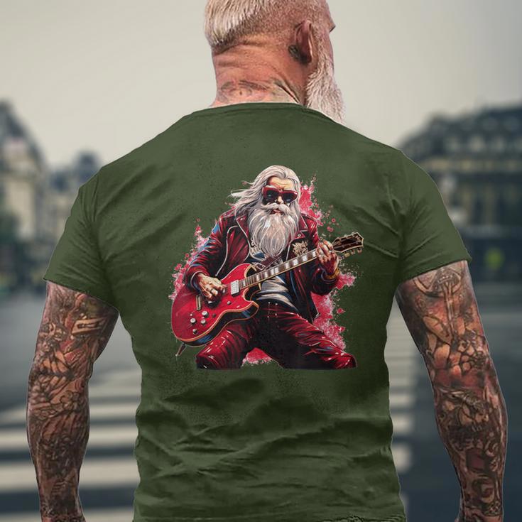 Christmas Rock 'N Roll T-Shirt mit Rückendruck Geschenke für alte Männer