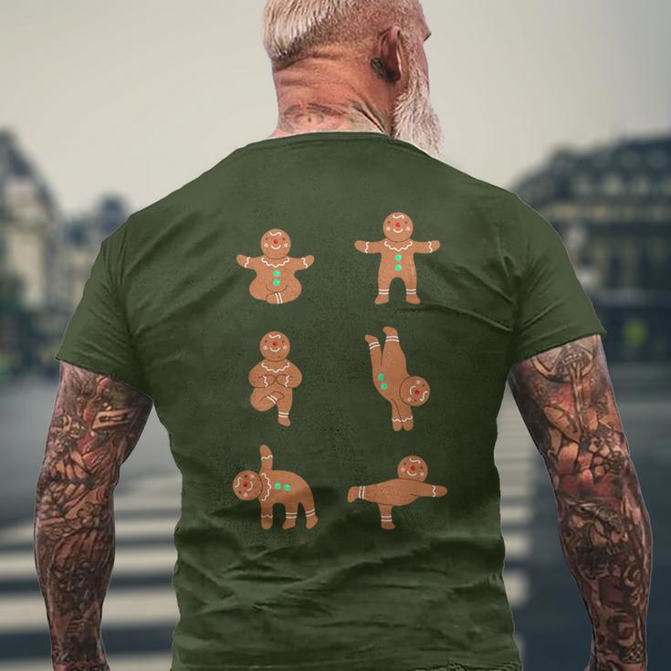 Lustiges Yoga Christmas Weihnachten T-Shirt mit Rückendruck Geschenke für alte Männer