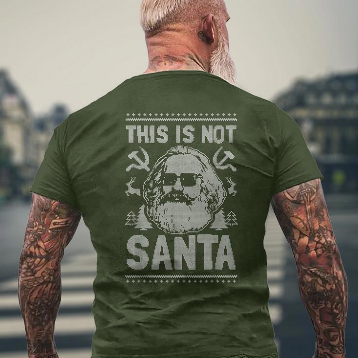 This Is Not Santa Karl Marx Christmas Communist T-Shirt mit Rückendruck Geschenke für alte Männer