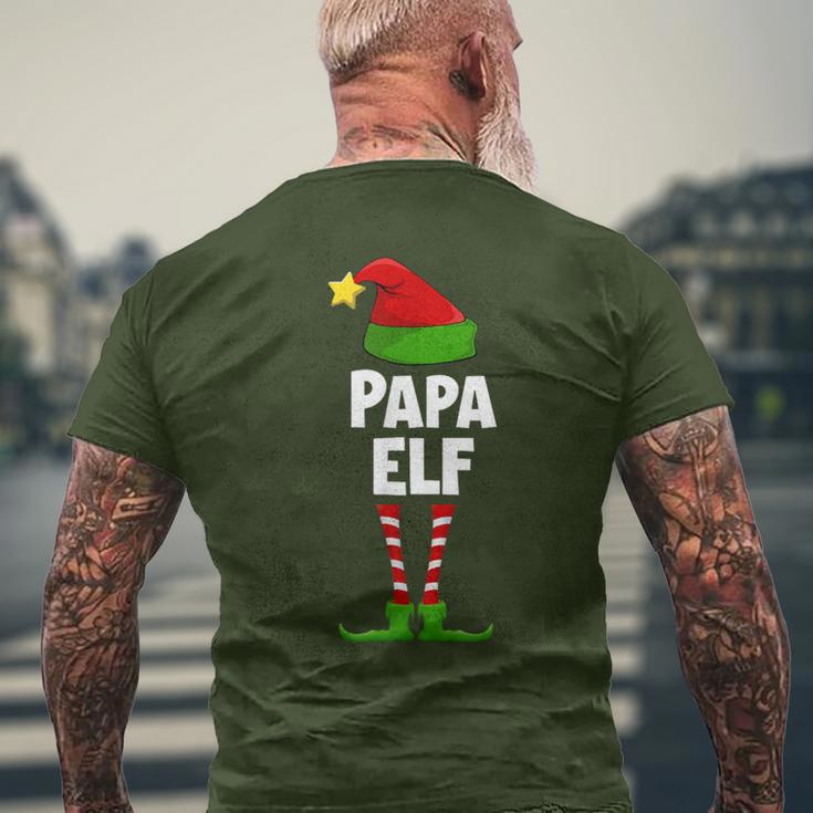 Papa Elf Partner Look Family Elves Outfit Xmas Christmas T-Shirt mit Rückendruck Geschenke für alte Männer