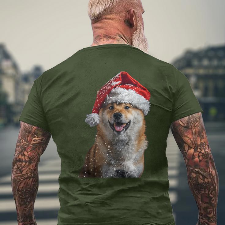 Shiba Inu Christmas T-Shirt mit Rückendruck Geschenke für alte Männer