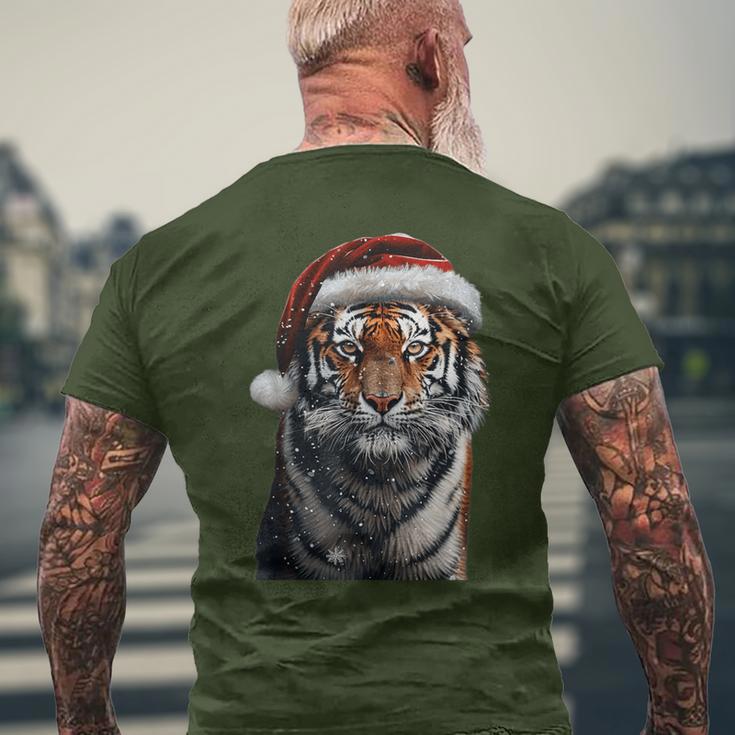 Tiger Christmas T-Shirt mit Rückendruck Geschenke für alte Männer