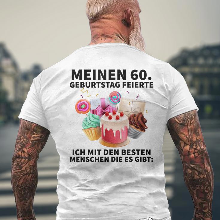 60Th Birthday Signing 60Th Birthday T-Shirt mit Rückendruck Geschenke für alte Männer