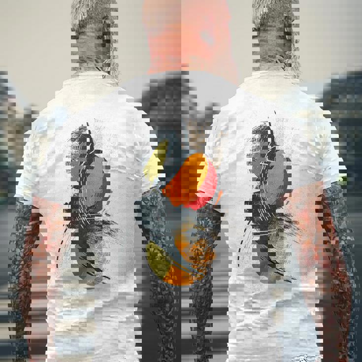 Arte Pintura Geométrica Dibujo Abstracto Arte Camiseta Hombre Estampado Espalda Regalos para ancianos