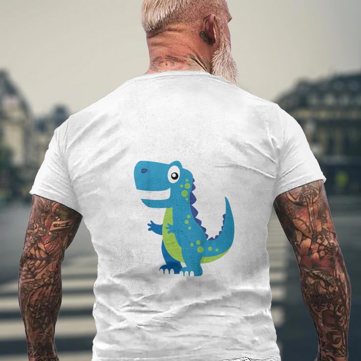 Children's 4Th Birthday Boy Dino T-Rex Dinosaur 4 Birthday T-Shirt mit Rückendruck Geschenke für alte Männer