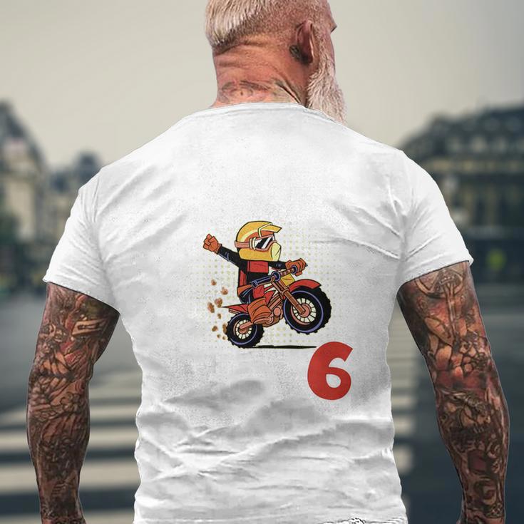 Children's 6Th Birthday Aus Dem Weg Ich Bin Schon 6 Years Motorcycle T-Shirt mit Rückendruck Geschenke für alte Männer