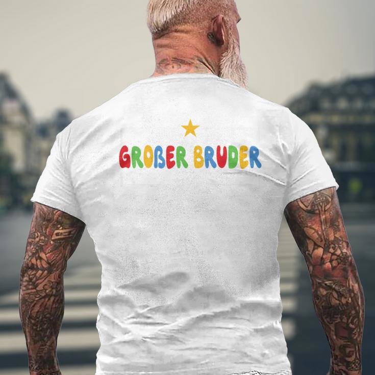 Children's Big Brother Star Cute Sibling 2025 T-Shirt mit Rückendruck Geschenke für alte Männer