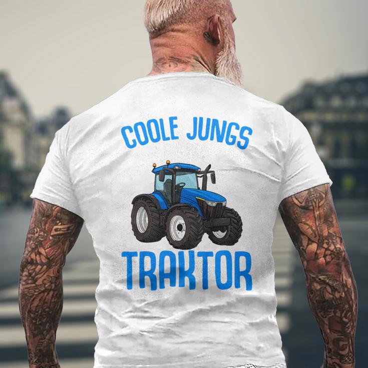 Children's Cool Boys Driving Tractor Tractor Boy T-Shirt mit Rückendruck Geschenke für alte Männer