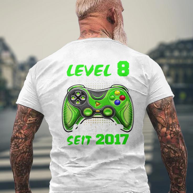 Children's Level 8 Birthday Boy Gamer 2017 8Th Birthday T-Shirt mit Rückendruck Geschenke für alte Männer