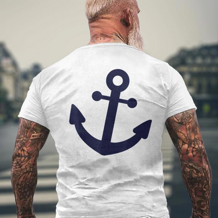 Classic Anchor T-Shirt mit Rückendruck Geschenke für alte Männer