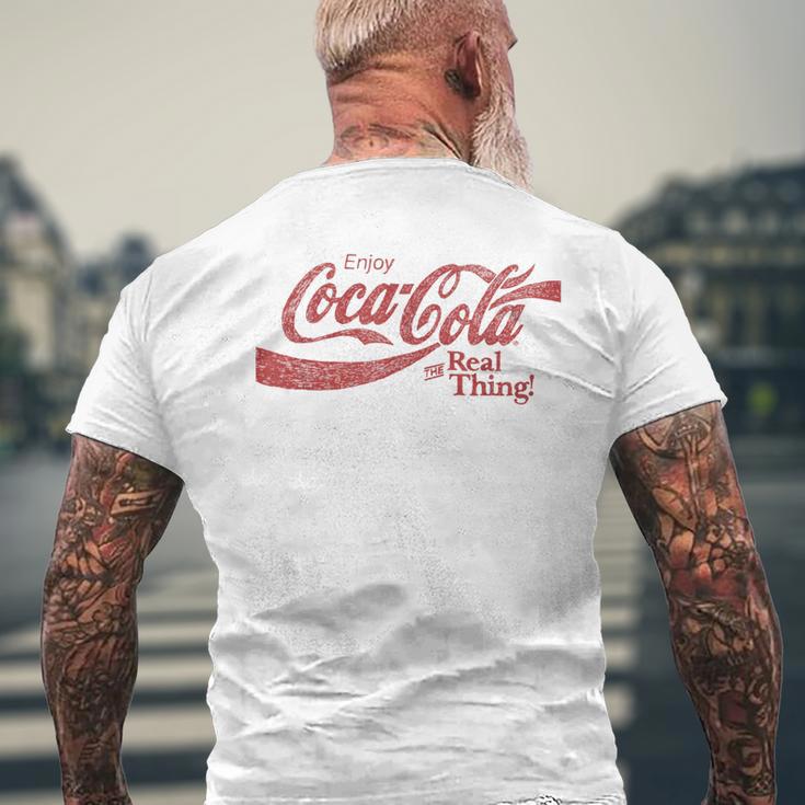 Coca Cola The True Blue T-Shirt mit Rückendruck Geschenke für alte Männer