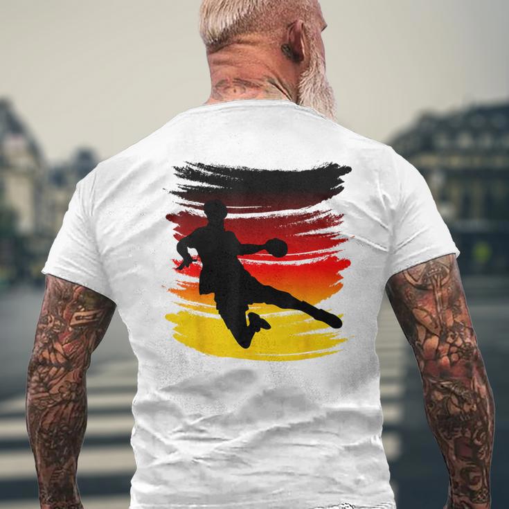 Cool Fan Outfit Jersey Team Sports Flag Handball Germany T-Shirt mit Rückendruck Geschenke für alte Männer