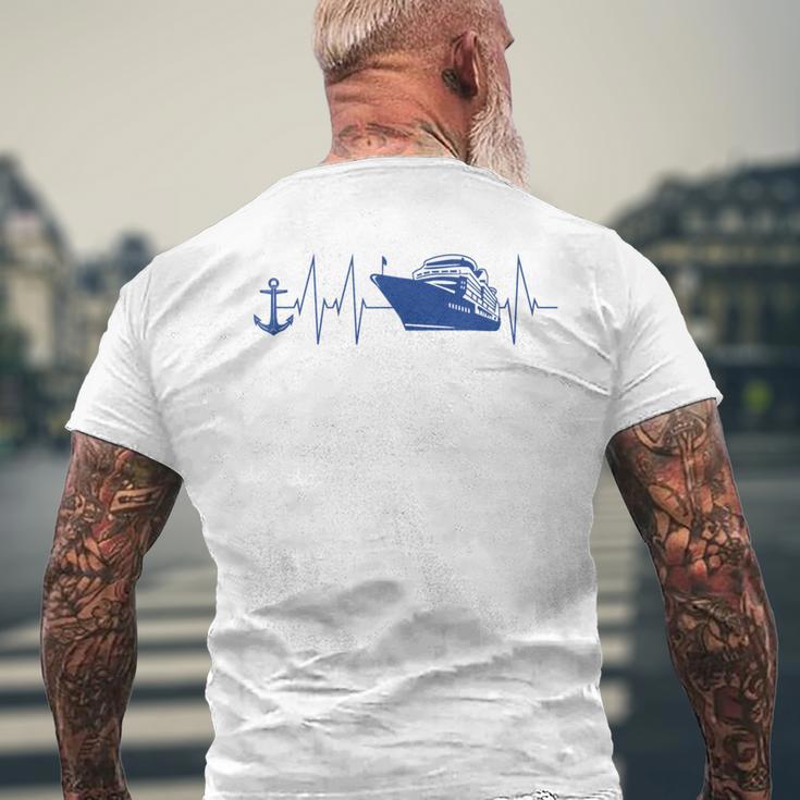 Cruise Ship Anchor Cruise S T-Shirt mit Rückendruck Geschenke für alte Männer