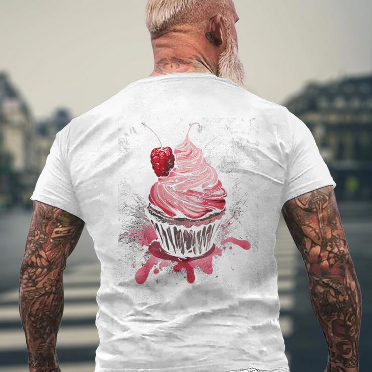 Cupcake-Weinlese T-Shirt mit Rückendruck Geschenke für alte Männer