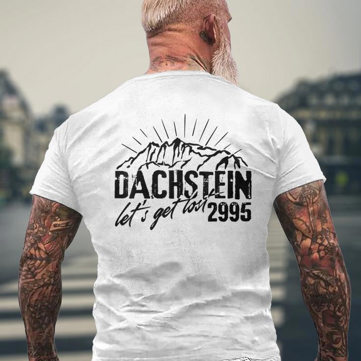 Dachstein Steiermark Austria Mountain Hiking Souvenir T-Shirt mit Rückendruck Geschenke für alte Männer