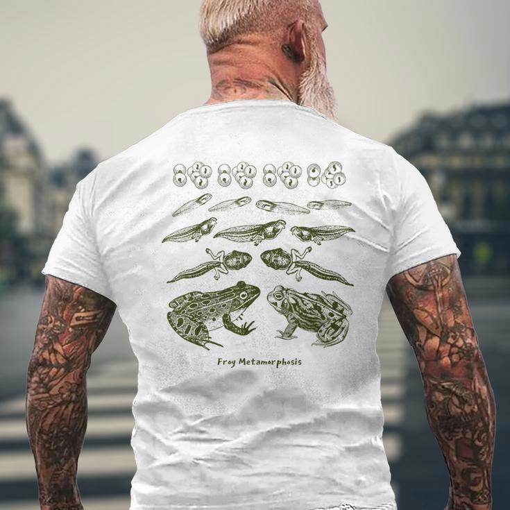 Frog Tadpole Life Cycle Metamorphosis Biology Science T-Shirt mit Rückendruck Geschenke für alte Männer