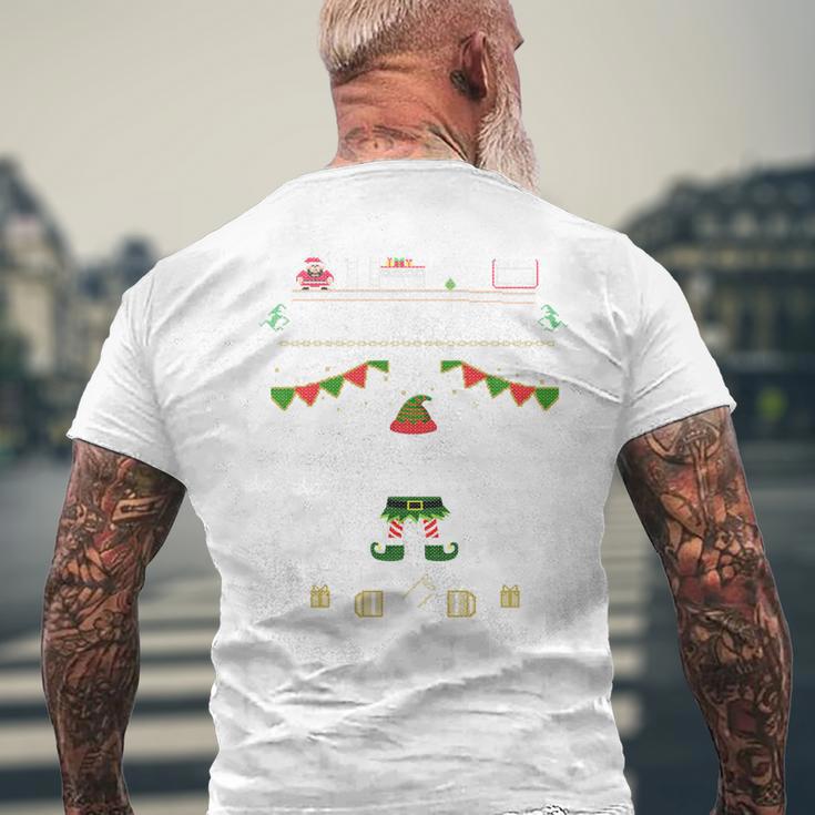 Christmas Elf For Gamers Elf 11 Gaming I Bims 1 Nerd Long-Sleeved T-Shirt mit Rückendruck Geschenke für alte Männer