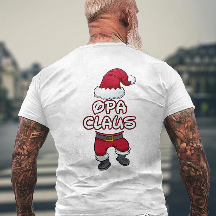 Grandpa Claus Christmas Family Partner Look Santa Claus Long-Sleeved T-Shirt mit Rückendruck Geschenke für alte Männer