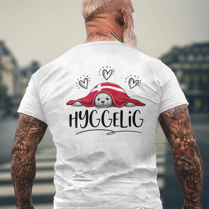 Hyggelig Hygge Denmark B Gray T-Shirt mit Rückendruck Geschenke für alte Männer