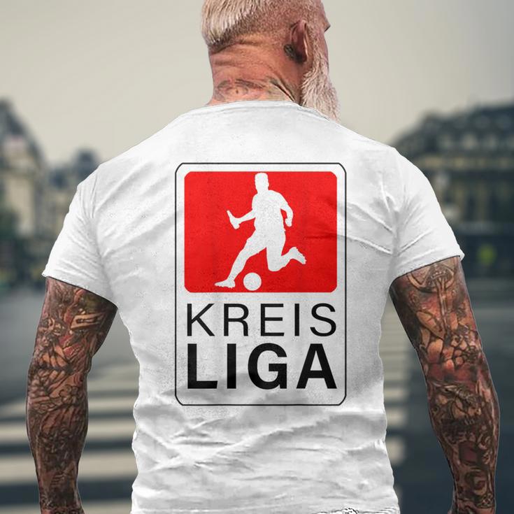 Kreisliga Football T-Shirt mit Rückendruck Geschenke für alte Männer