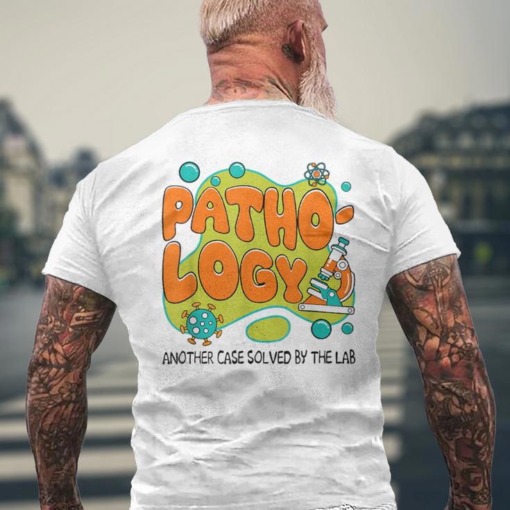 Lab Week 2025 Pathology Retro Mystery Machine Of Diagnostics Men's T-shirt Back Print Gifts for Old Men