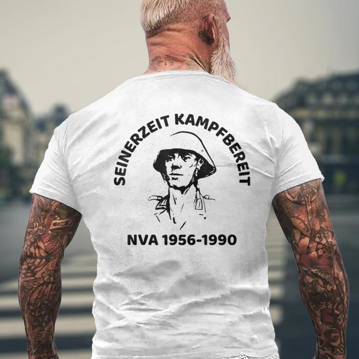 Nva Army Of The Gdr Seinerzeit Combat Ready T-Shirt mit Rückendruck Geschenke für alte Männer