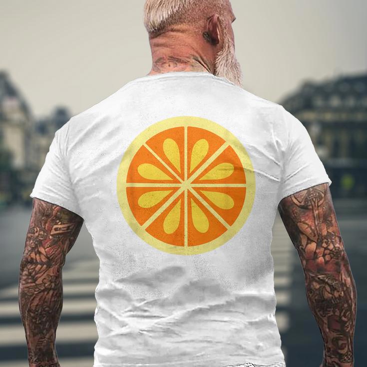 Orange Costume Fruit Orange Carnival Last Minute T-Shirt mit Rückendruck Geschenke für alte Männer